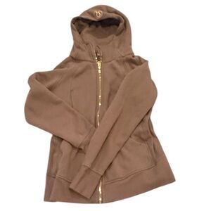 lululemon athletica scuba gold zipper sweatshirt